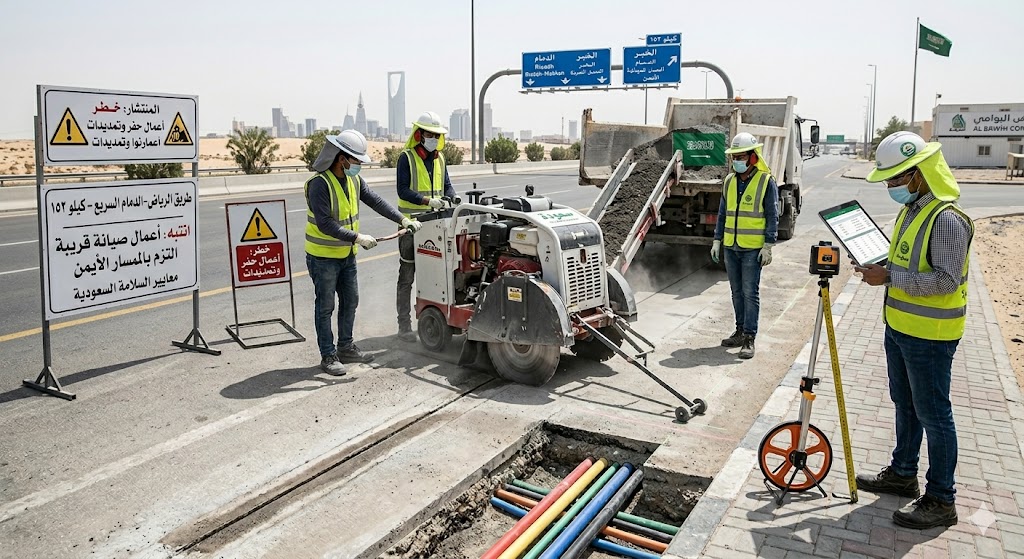 قطع الأرصفة والطرق - 966565883781 - نموذج 2